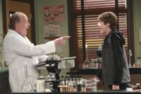 Girl Meets World, Jeff Doucette (L), Corey Fogelmanis (R), 'Girl Meets Rah Rah', Season 2, Ep. #19, 10/09/2015, ©DISNEYCHANNEL