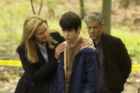 The Family, Joan Allen (L), Liam James (C), Rupert Graves (R), 'Of Puppies and Monsters', Season 1, Ep. #3, 03/13/2016, ©ABC