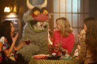 The Muppets, Steve Whitmire (L), Lara Spencer (R), 'Little Green Lie', Season 1, Ep. #14, 02/23/2016, ©ABC