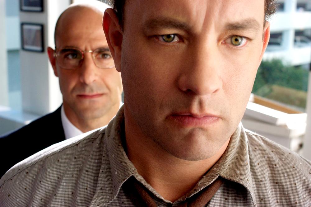 THE TERMINAL, Stanley Tucci, Tom Hanks, 2004, (c) DreamWorks