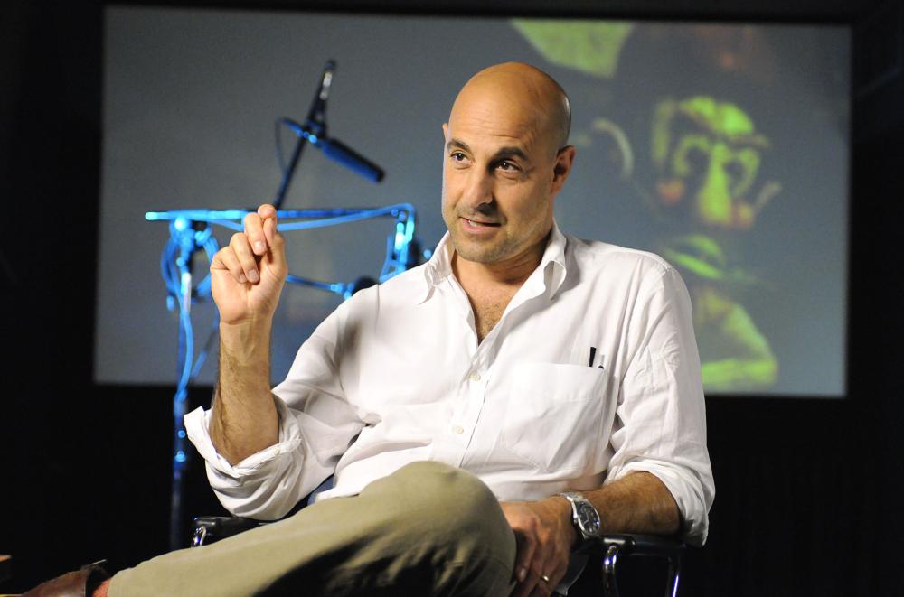 THE TALE OF DESPEREAUX, Stanley Tucci, voice of Boldo, on set, 2008. ©Universal