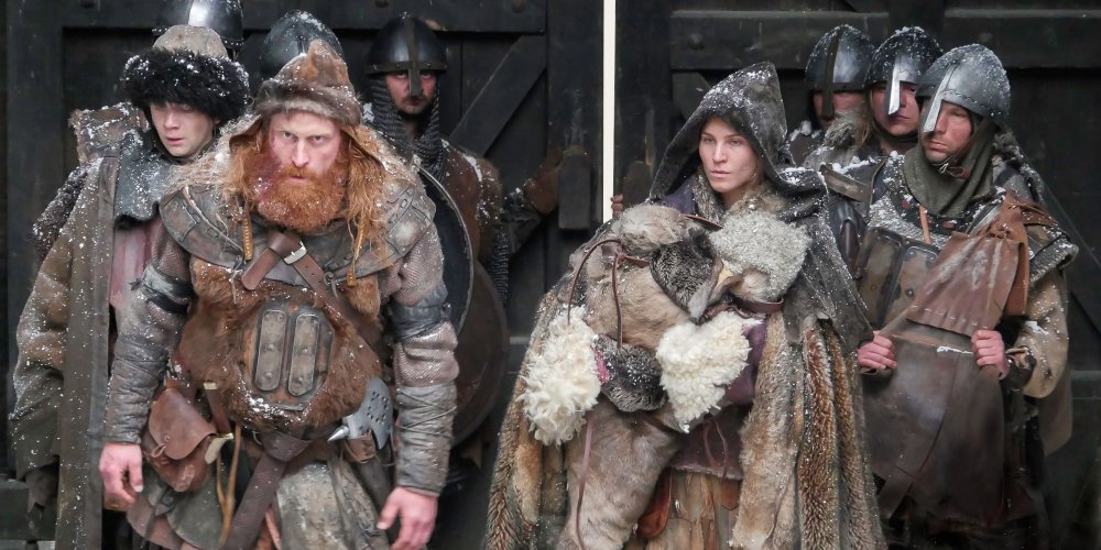 THE LAST KING, (aka BIRKEBEINERNE), front l-r: Kristofer Hivju, Ane Ulimoen Overli, 2016. ©Magnolia Pictures