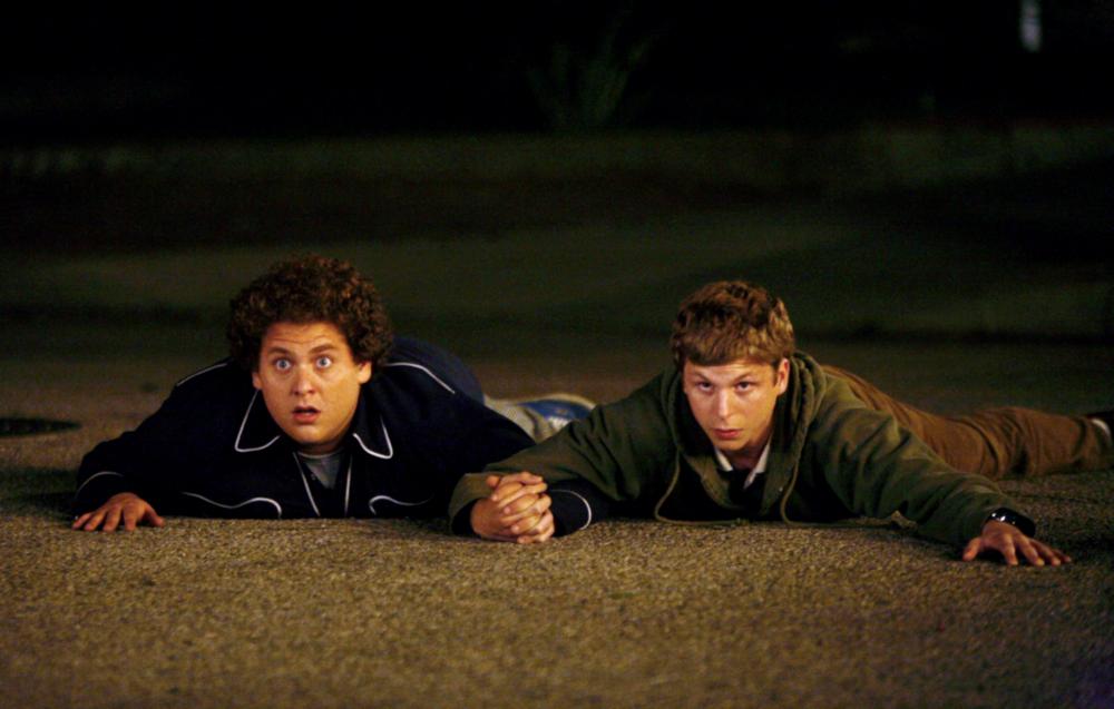 SUPERBAD, Jonah Hill, Michael Cera, 2007. ©Columbia Pictures