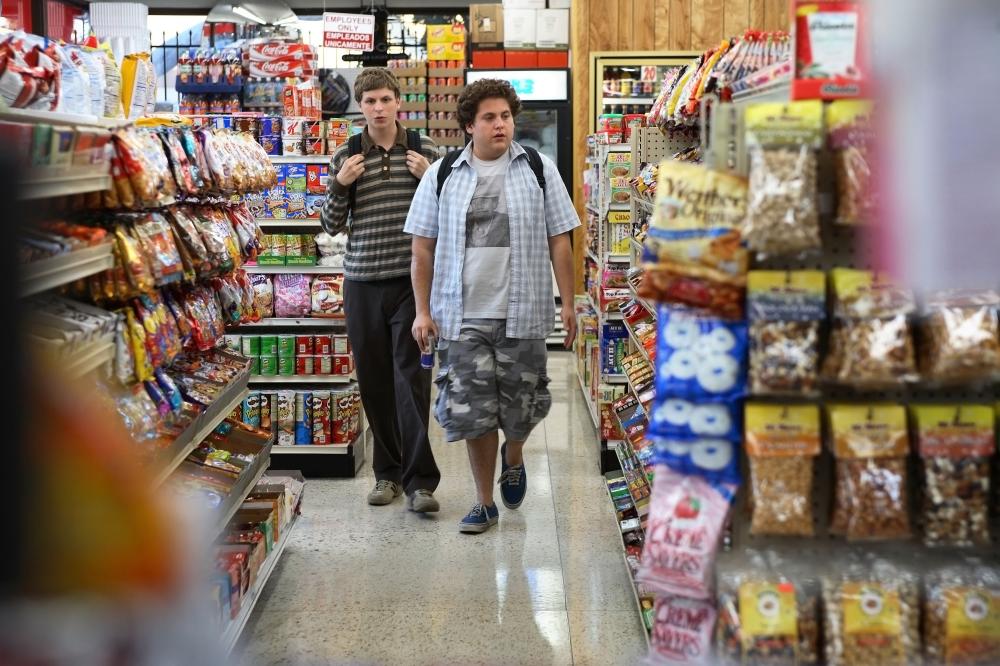 SUPERBAD, Michael Cera, Jonah Hill, 2007. ©Columbia Pictures