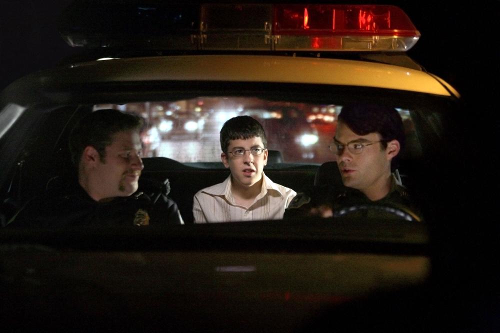 SUPERBAD, Seth Rogen, Christopher Mintz-Plasse, Bill Hader, 2007. ©Columbia Pictures