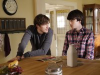 The Family, Zach Gilford (L), Liam James (R), 'Fun Ways To Tell Boyfriend You're Pregnant', Season 1, Ep. #10, 05/01/2016, ©ABC