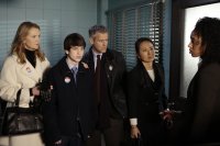 The Family, from left: Joan Allen, Liam James, Rupert Graves, Sung Yun Cho, 'Election Day', Season 1, Ep. #11, 05/08/2016, ©ABC