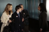The Family, from left: Joan Allen, Liam James, Rupert Graves, Margot Bingham, 'Election Day', Season 1, Ep. #11, 05/08/2016, ©ABC