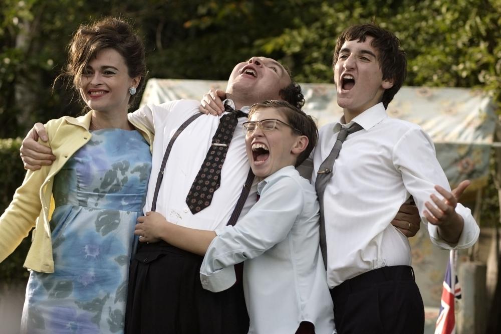 SIXTY SIX, from left: Helena Bonham Carter, Eddie Marsan, Gregg Sulkin, Ben Newton, 2006. ©First Independent Pictures Helena Bonham Carter, 2006. ©First Independent Pictures