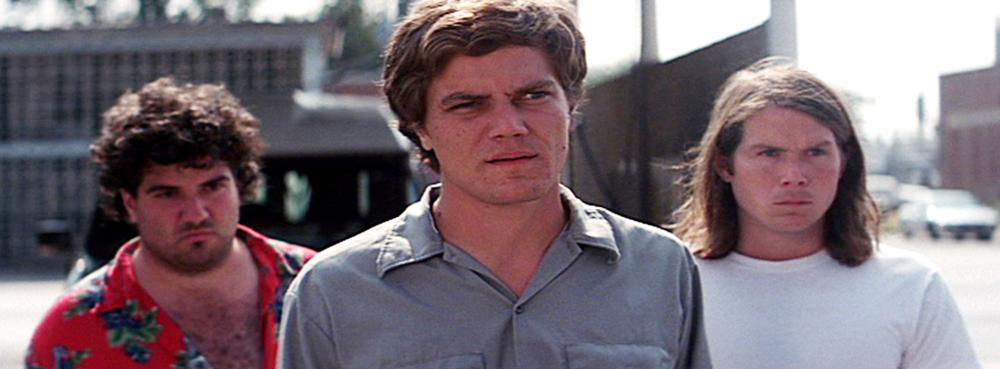 SHOTGUN STORIES, Michael Shannon (center), Barlow Jacobs (right), 2007. ©Upload Films