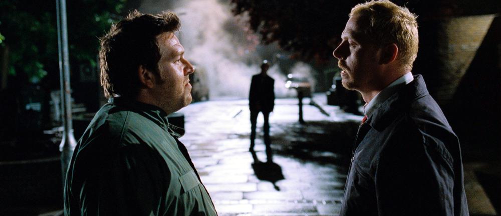 SHAUN OF THE DEAD, Nick Frost, Simon Pegg, 2004, (c) Rogue Pictures
