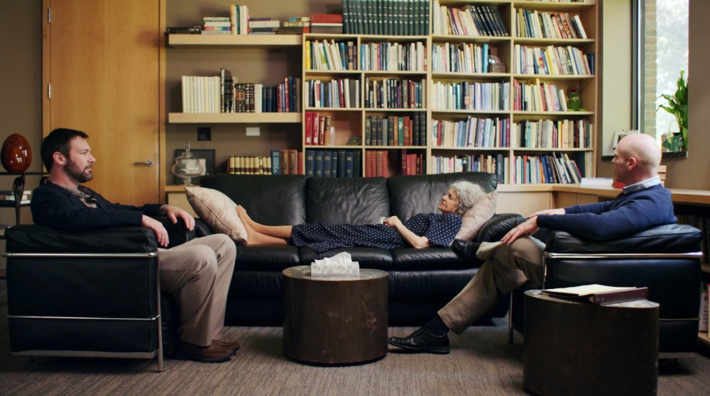THE PICKLE RECIPE, Jon Dore (left), Lynn Cohen (laying down), 2016. © Adopt Films