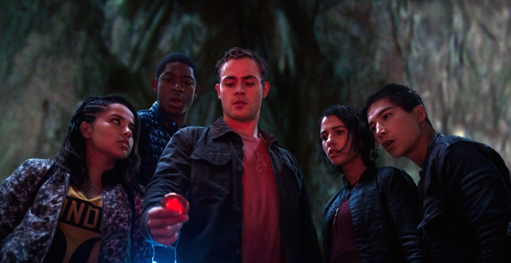 POWER RANGERS, FROM LEFT, BECKY G., RJ CYLER, DACRE MONTGOMERY, NAOMI SCOTT, LUDI LIN, 2017. PH: KIMBERLEY FRENCH. ©LIONSGATE