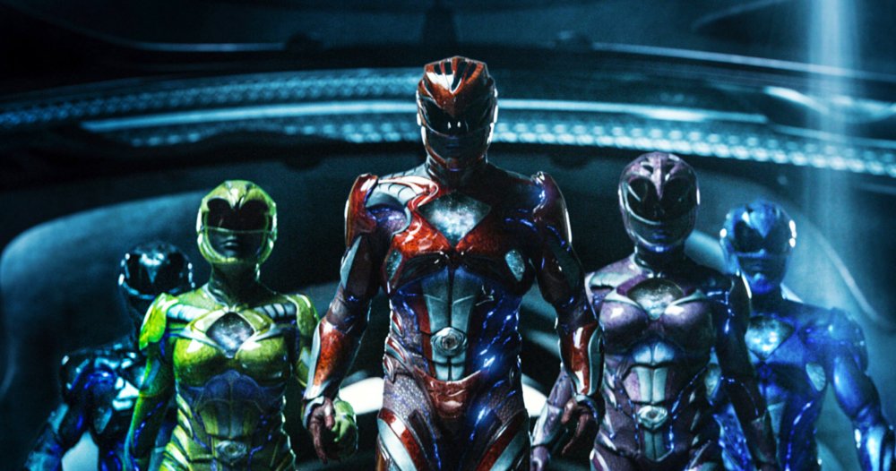 POWER RANGERS, FROM LEFT: LUDI LIN, BECKY G., DACRE MONTGOMERY, NAOMI SCOTT, RJ CYLER, 2017./© LIONSGATE