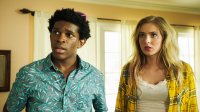 HUNTER'S COVE, FROM LEFT, CAMRUS JOHNSON, SAXON SHARBINO, 2017. ©SYNTHETIC RELEASING