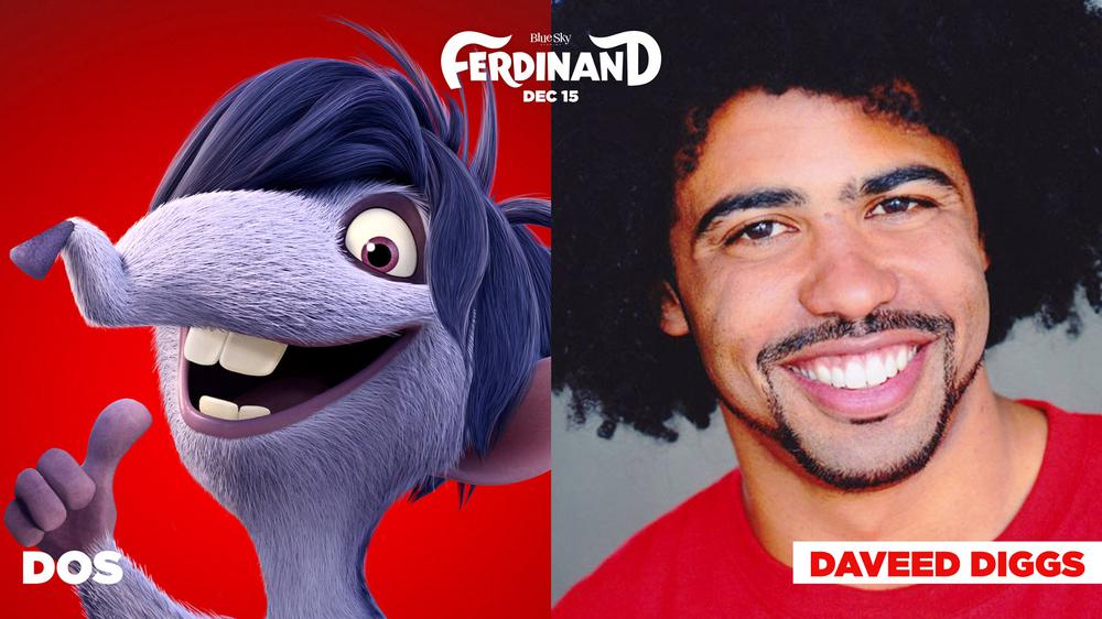 FERDINAND, DAVEED DIGGS, VOICE OF DOS, 2017. TM AND COPYRIGHT ©20TH CENTURY FOX FILM CORP. ALL RIGHTS RESERVED