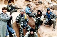 RED DAWN, Patrick Swayze, Darren Dalton, Charlie Sheen, C. Thomas Howell, Jennifer Grey, Lea Thompson, Brad Savage, 1984, (c) MGM