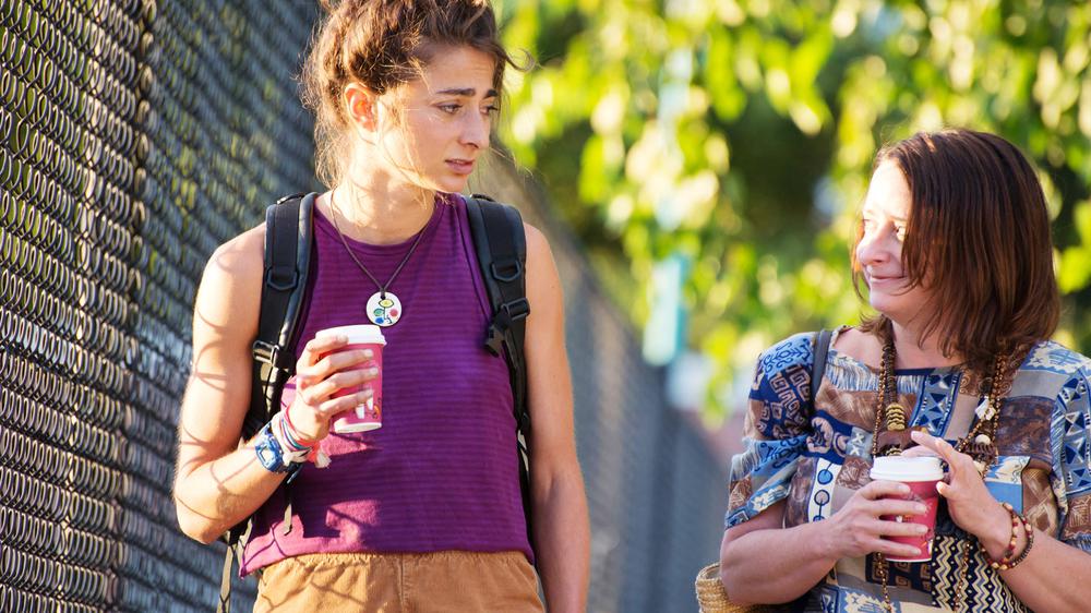 TRACKTOWN, FROM LEFT: ALEXI PAPPAS, RACHEL DRATCH, 2016. © SAMUEL GOLDWYN FILMS