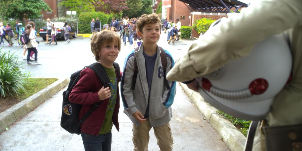 WONDER, FROM LEFT, JACOB TREMBLAY, NOAH JUPE, 2017. PH: DALE ROBINETTE. ©LIONSGATE