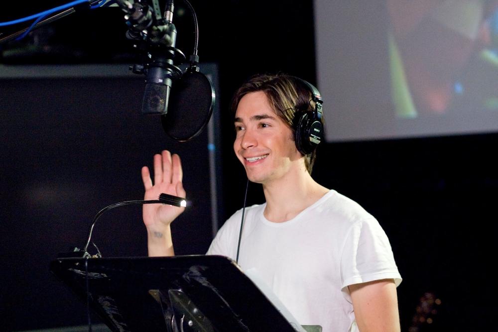 PLANET 51, Justin Long, voice of Lem, on set, 2009. ©TriStar Pictures