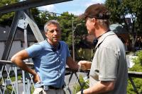 THE PERFECT MAN, director Mark Rosman, producer Marc Platt on set, 2005, (c) Universal