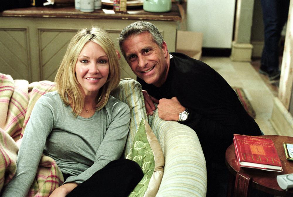 THE PERFECT MAN, Heather Locklear, director Mark Rosman on set, 2005, (c) Universal