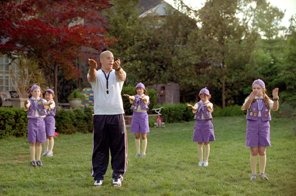 THE PACIFIER, Vin Diesel, Morgan York, 2005, (c) Walt Disney