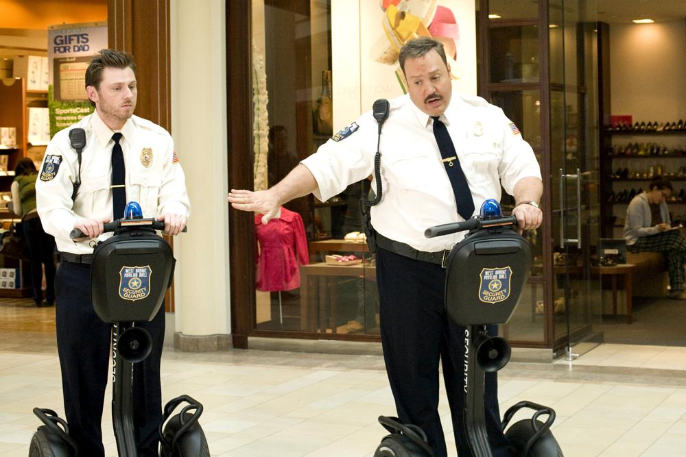 PAUL BLART: MALL COP, from left: Keir O'Donnell, Kevin James, 2009. ©Sony Pictures