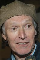 Musician Steve Winwood speaks to press after his performance at the American Express LIVE AT THE BATTERY Concert during the 2004 Tribeca Film Festival May 8, 2004 in New York City. (Photo by gbinuya/Everett Collection