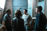 GAME NIGHT, FROM LEFT, JASON BATEMAN, RACHEL MCADAMS, DIRECTORS JOHN FRANCIS DALEY AND JONATHAN GOLDSTEIN, ON-SET, 2018. PH: HOPPER STONE. ©WARNER BROS.