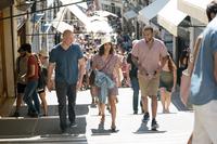 THE 15:17 TO PARIS, FROM LEFT: SPENCER STONE, ALISA ALLAPACH, ANTHONY SADLER, ON SET, 2018. PH: KEITH BERNSTEIN/© WARNER BROS. PICTURES