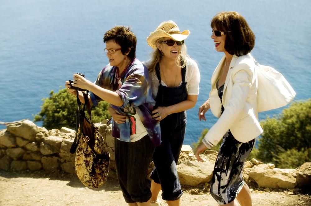 MAMMA MIA!, Julie Walters, Meryl Streep, Christine Baranski, 2008. ©Universal