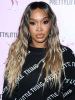 Actress Malika Haqq arrives at the PrettyLittleThing Los Angeles Office Opening Party held at the PrettyLittleThing Los Angeles Office on February 20, 2019 in Los Angeles, California, United States. Photoshot/Everett Collection,