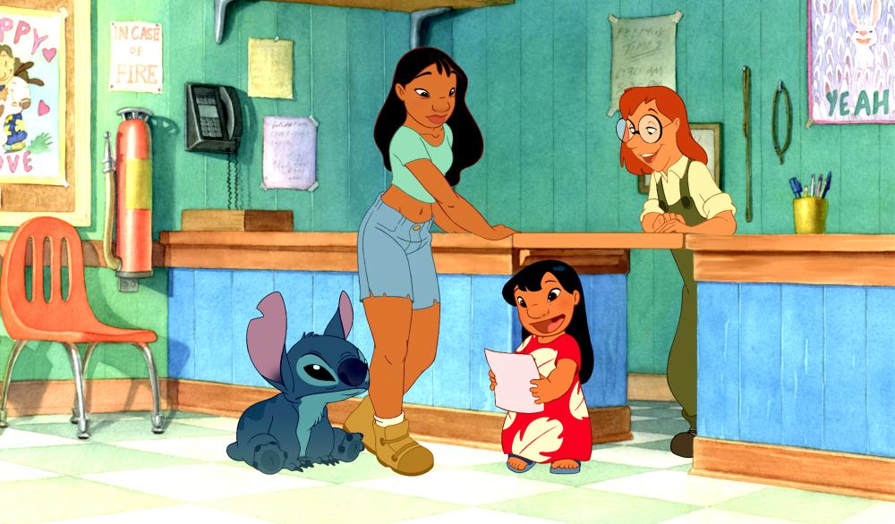 LILO & STITCH, Stitch, Nani, Lilo, 2002 (c) Walt Disney.