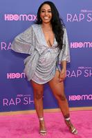 Dominique Perry attends 'Rap Sh!t' film premiere, Los Angeles, California, USA - 13 Jul 2022, Mandatory Credit: Photo by Stewart Cook/Shutterstock (13030676r).