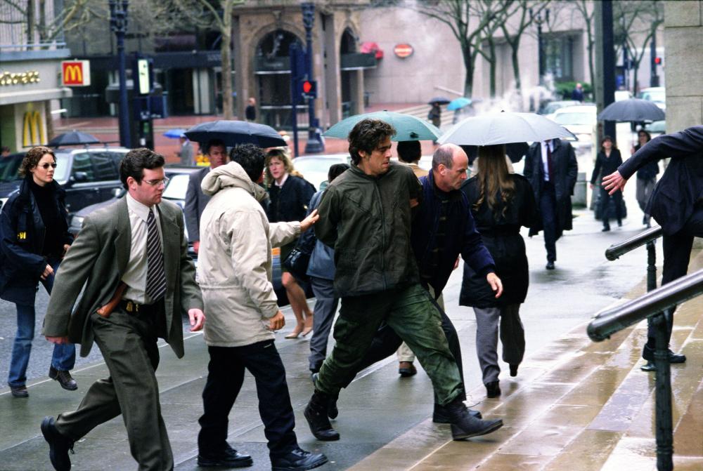 THE HUNTED, Connie Nielsen, Benicio Del Toro, 2003, (c) Paramount