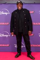 Robbie Gee attends 'Extraordinary' screening in London ahead of new Original series launching exclusively Wednesday 25th on Disney+ at Genesis Cinema on January 24, 2023 in London, England. (Photo by David M. Benett/Dave Benett/Getty Images for Disney+), L