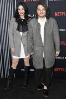 HOLLYWOOD, CALIFORNIA - FEBRUARY 12: Lyn-Z and Gerard Way attend the premiere of Netflix's 'The Umbrella Academy' at ArcLight Hollywood on February 12, 2019 in Hollywood, California. (Photo by Frazer Harrison/Getty Images)