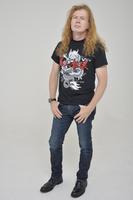 Studio portrait of Dave Mustaine from Megadeth, London, 13th November 2015. (Photo by Mick Hutson/Redferns)
