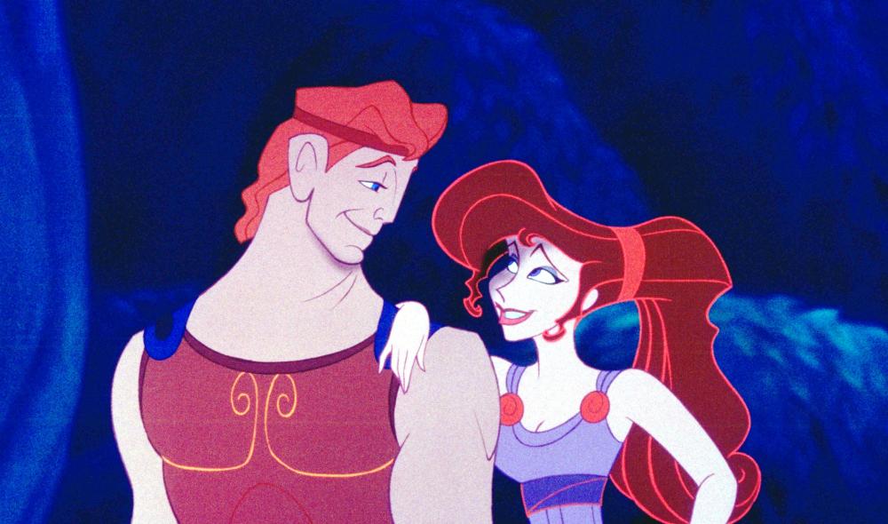 HERCULES, from left: Hercules, Megara, 1997, ©Walt Disney Pictures