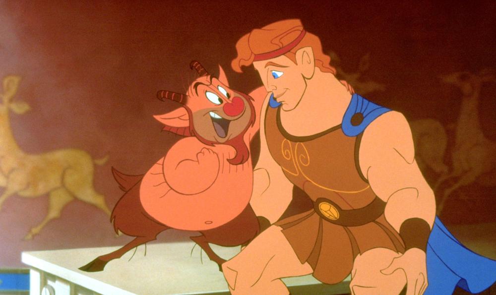 HERCULES, from left: Philoctetes, Hercules, 1997, ©Walt Disney Pictures