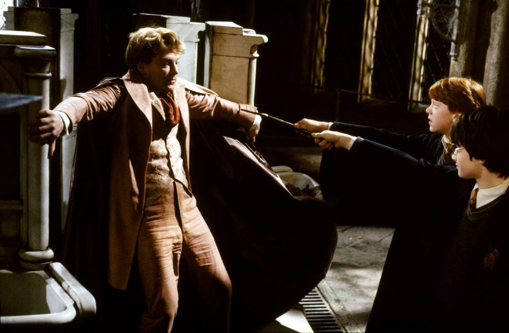 HARRY POTTER AND THE CHAMBER OF SECRETS, Kenneth Branagh, Rupert Grint, Daniel Radcliffe, 2002, (c) Warner Brothers