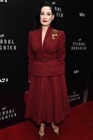 Dita von Teese attends Los Angeles Special Screening of The Eternal Daughter, The London West Hollywood, California, USA - 14 Oct 2022, Mandatory Credit: Photo by Broadimage/Shutterstock (13466477ak).
