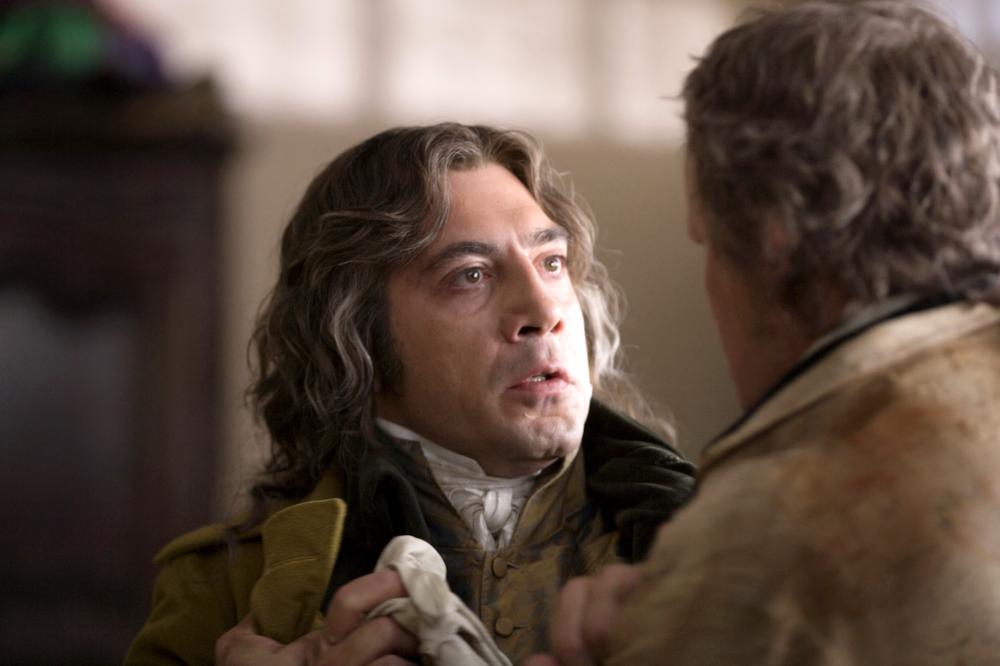 GOYA'S GHOSTS, Javier Bardem, Stellan Skarsgard as Francisco Goya, 2006. ©Warner Bros.