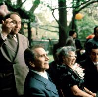 THE GODFATHER, Richard Conte (seated left), 1972