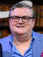 Simon Delaney attends the 'Young Sherlock' World Premiere at Queen Elizabeth Hall on February 24, 2026 in London, England. (Photo by Karwai Tang/WireImage) LONDON, ENGLAND - FEBRUARY 24: