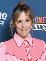 Mel Giedroyc attends the photocall for the 'Last One Laughing' Series Two launch at The Cinema In The Power Station on March 16, 2026 in London, England. (Photo by Mike Marsland/WireImage) LONDON, ENGLAND - MARCH 16: