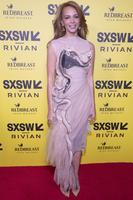 Leslie Grace attends the 'CampeÃ³n Gabacho' Premiere during the 2026 SXSW Conference And Festival at ZACH Theatre on March 17, 2026 in Austin, Texas. (Photo by Astrida Valigorsky/Getty Images) AUSTIN, TEXAS - MARCH 17: