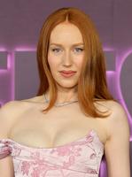 Kira Guloien attends the premiere of Hulu's 'The Testaments' at Academy Museum of Motion Pictures on March 31, 2026 in Los Angeles, California. (Photo by Savion Washington/WireImage) LOS ANGELES, CALIFORNIA - MARCH 31: