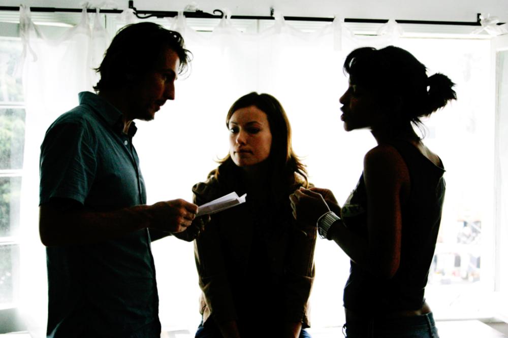 FIX, Shawn Andrews, Olivia Wilde, Megalyn Echikunwoke, 2008. ph: Brandy Eve Allen